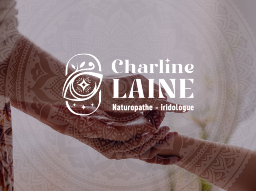 Identité visuelle de Charline Laine, naturopathe